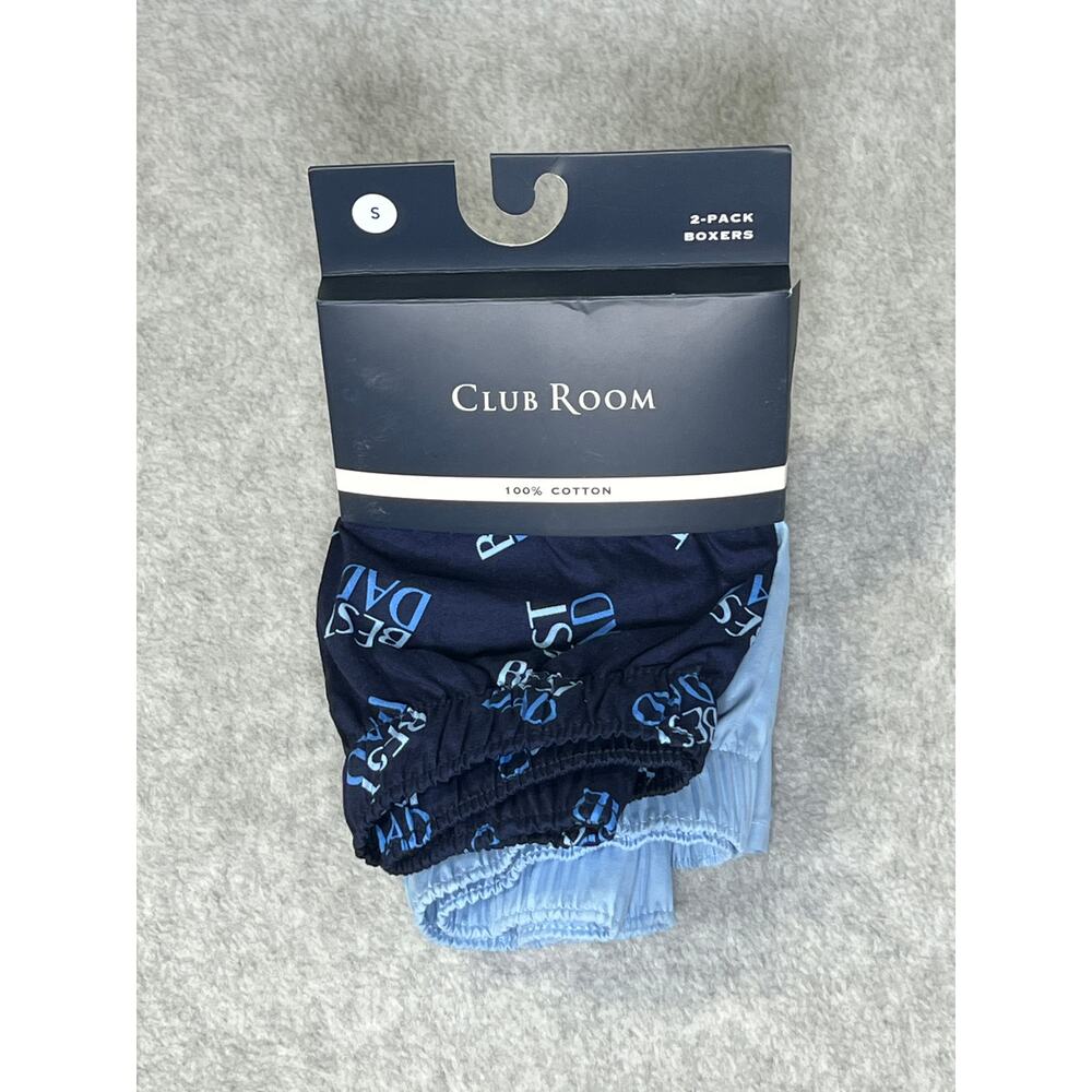 NEW 2 Pack Club Room Best Dad Boxers - Small